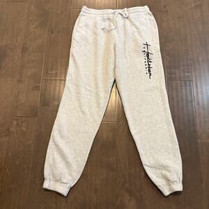 Hollister Sweatpants Mens Size Medium Light Gray Must-Have Collection Jogger